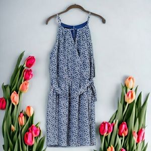 Blue Daisy t-strap Dress